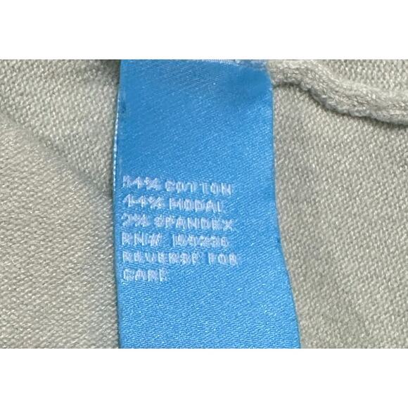 J McLaughlin Sz M Pullover‎ Long Sleeve Sweater Contrasting Trim Neckline Wrists - Picture 4 of 13